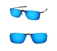 ThunderClap Occhiali da sole polarizzati con clip per Oakley Socket 5.0 OX3217 53 mm per uomo donna protezione UV, Geyser Blu, Socket 5.0 OX3217 53mm