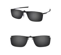 ThunderClap Occhiali da sole polarizzati con clip per Oakley Socket 5.0 OX3217 57 mm per uomo donna protezione UV, Guscio nero, Socket 5.0 OX3217 57mm
