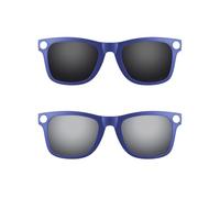 ThunderClap Occhiali da sole polarizzati con montaggio esterno a clip, compatibili con Ray-Ban Meta Wayfarer RW4006, 50 mm, unisex, protezione UV, Guscio nero + grigio ultimo, Meta Wayfarer RW4006