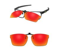 ThunderClap Occhiali da sole polarizzati flip-up clip-on per Oakley Hex Jector (A) OX8174F 56 mm per uomo donna protezione UV