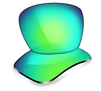 ThunderClap POLARISED Lenti di ricambio per occhiali da sole Electric Black Top, Pergolato Verde - Polarizzato, Electric Black Top