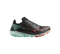 Salomon - Scarpe da trail - Thundercross Black/Cherry Tomato/Electric Green per Uomo - Taglia 9,5 UK - Nero