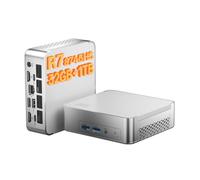 Thunderobot MIX2 Ryzen 7 8745HS CPU, 32GB 5600MHz DDR5 RAM 1TB PCIe 4.0 SSD Mini Desktop, Radeon 780M Gaming Coumputers, HDMI×2/USB4×2, WiFi 6,BT 5.2,USB3.2 × 4