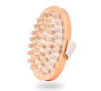 ThunderStar® Natural Wood Wooden Hand-held Massage Circulation Massager Anti Cellulite Sauna Spa Body Brush Cellulite Reduction Stress Relief Massaging Tool