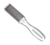 ThunderStar® Pedicure Foot File Callus Rasp Scrubber Hard Dead Rough Skin Callus Remover Reducer 2 Sides Clear Handle