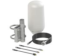 Thuraya - Antenna marina omnidirezionale passiva, ad alto guadagno, Satcom, classificazione IP66, costruzione robusta, omnidirezionale, marina, facile da installare (cavo da 8 m con supporto su asta