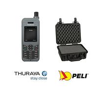 Thuraya XT LITE Telefono Satellitare con 20 minuti prepagati NOVA e Custodia Nera Peli 1200 by GTC