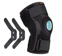 Thx4COPPER Ginocchiera pieghevole patella aperta regolabile con cinghie parallele e stabilizzatori su entrambi i lati compressione per ginocchia ortesi supporto per ginocchio per alleviare il dolore