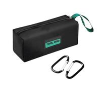 THXFUNAREA 1 Borsa Porta Attrezzi+2 moschettone, Piccola e Portatile, borsa attrezzi in Poliestere 1680D, Multifunzionale con Cerniera per Giardinaggio, Lavoro Esterno e Riporre Oggetti d'Arte (Nero)