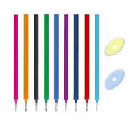 THXFUNAREA 12 Pezzi Ricariche Cancellabili Compatibili con Legam,Colorate Refill Penne Cancellabili Set con Legam, Facili da Cancellare, Punta Della penna 0,7 mm, Altezza 13 cm,12 Colori