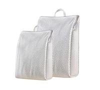 THXFUNAREA 2 PCS Sacchetti Lavatrice Decor Hub Biancheria, Sacchetto Lavatrice a nido d'ape, Retine Lavatrice per Bucato con Zip,30 x 20 cm/30 x 40 cm