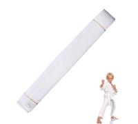 THXFUNAREA 260 * 4cm Cintura Judo Karate Sportive Arti Marziali Cinture Judo Taekwondo Professionale Aikido Cintura Tessuto Spesso Cintura Bambini Cintura Arti Marziali,Karate Arti Marziali,bianco