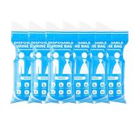 THXFUNAREA 6 Pz Sacco Urina Monousoo 900ml,Super Assorbenti Portatile Sacchetti Urine Vomito,Orinatoi Pipì WC Borse per Campeggio,Viaggi,Emergenza,Toilette da Viaggio per Donne,Uomini,Bambini
