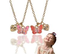 THXFUNAREA Collana dell'Amicizia Best Friends per 2 - Gioiello Abbinato per l'Amicizia a Lunga Distanza - Regalo Compleanno/Natale/Damigella d'Onore - Regalo per Signore, Ragazze e Sorelle,