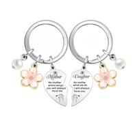 THXFUNAREA Portachiavi Festa Della Mamma Idee Regalo Regali Festa Della Mamma Originali Personalizzato Regalo Mamma Compleanno Natale Anniversario Regalo Festa Della Donna Pasqua Grazie per Mamma