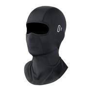 THXFUNAREA Sottocasco moto estivo,Sottocasco casco scooter,Copri scarpa moto cambio,casco bici uomo,Passamontagna Traspirante per Il Viso,Maschera-Unisex,Con foro per occhiali Taglia Unica,Nero