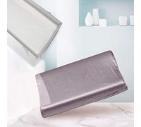 THXSILK - Federa in seta di gelso da 19 momme, per cuscino Contour in memory foam, in lattice, per cervicale, lavabile (50,8 x 30,5 x 9,9 cm/6,9 cm), confezione da 1, colore: viola