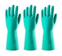 ThxToms Guanti di protezione chimica contro oli, acidi e solventi, resistenti all'abrasione, resistenti alle norme DIN EN 388 e 374, guanti in nitrile impermeabili (3 paia) XL
