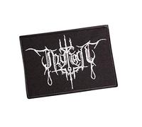 Thy Light - DSBM - Silenziatore per depressione suicida, in metallo nero, con scritta "Make A Change 666 Managarm Mayhem Apati" ricamato, ferro da stiro su applique