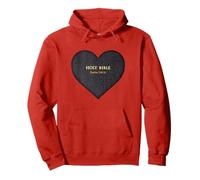 Thy Word Have I Hid in Mine Heart - Psalm 119:11 Bible Faith Felpa con Cappuccio
