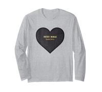 Thy Word Have I Hid in Mine Heart - Psalm 119:11 Bible Faith Maglia a Manica