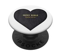 Thy Word Have I Hid in Mine Heart - Psalm 119:11 Bible Faith PopSockets PopGrip Adesivo