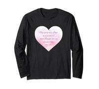 Thy Word Have I Hid in Mine Heart - Psalm 119:11 Women Girls Maglia a Manica