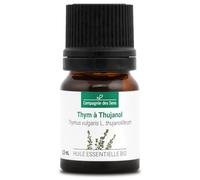 THYM A THUJANOL BIO - 2.5mL - Huile Essentielle de Qualité Premium - 100% Pure, Naturelle, garantie ChromaCert® - Chémotypée & Intégrale