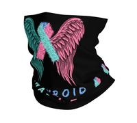 Thyroid Cancer Awareness Ribbon Wing Donna Uomo Sciarpa Tubolare Antivento Copricollo Termico Scaldacollo per Ciclismo Bici Sport Sci