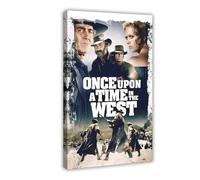 THYTJSZ Poster su tela "Once upon A Time in West", decorazione artistica da parete per soggiorno, camera da letto, 50 x 75 cm