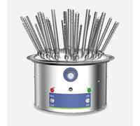 THYXGS Asciugatrice per Vetreria da Laboratorio, Rastrelliera per Asciugatura a Flusso d'Aria Elettrico, con Tubi di Asciugatura, Regolabile da 40 a 120°, per Provette E Becher in Vetro