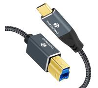 Thzzhnno Cavo Stampante USB B a USB C 1M, 5Gbps USB 3.0 da Tipo C a Tipo B per docking station per hard disk esterni scanner