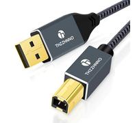 Thzzhnno Cavo USB per Stampante da 2M, USB A a USB B, USB 2.0 Tipo A Maschio a B Maschio per scanner HP, Dell, Epson, Xerox, Lexmark, Brother, Canon, Samsung, Pianoforte