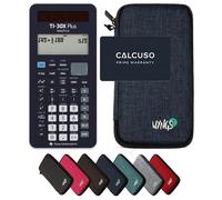 TI-30X Plus MathPrint con Custodia Protettiva WYNGS inclusa Blu - Calcolatrice Scientifica - Pacchetto Base