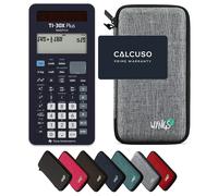 TI-30X Plus MathPrint con Custodia Protettiva WYNGS inclusa Grigio Chiaro - Calcolatrice Scientifica - Pacchetto Base