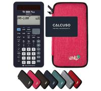 TI-30X Plus MathPrint con Custodia Protettiva WYNGS inclusa Rosa - Calcolatrice Scientifica - Pacchetto Base