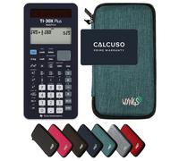 TI-30X Plus MathPrint con Custodia Protettiva WYNGS inclusa Turchese - Calcolatrice Scientifica - Pacchetto Base
