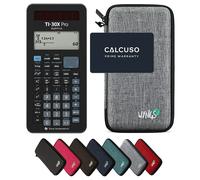 TI-30X Pro MathPrint con Custodia Protettiva WYNGS inclusa Grigio Chiaro - Calcolatrice Scientifica - Pacchetto Base