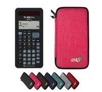 TI-30X Pro MathPrint con Custodia Protettiva WYNGS inclusa Rosa - Calcolatrice Scientifica - Pacchetto Base
