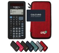 TI-30X Pro MathPrint con Custodia Protettiva WYNGS inclusa Rosso - Calcolatrice Scientifica - Pacchetto Base