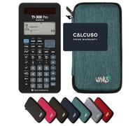 TI-30X Pro MathPrint con Custodia Protettiva WYNGS inclusa Turchese - Calcolatrice Scientifica - Pacchetto Base