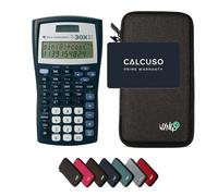 TI-30XIIS con Custodia Protettiva WYNGS inclusa Grigio Scuro - Calcolatrice Scientifica - Pacchetto Base