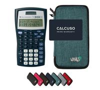 TI-30XIIS con Custodia Protettiva WYNGS inclusa Turchese - Calcolatrice Scientifica - Pacchetto Base