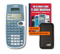 TI-30XS - Calcolatrice scientifica multiview + guida definitiva + custodia protettiva WYNGS