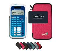 TI-34 MultiView con Custodia Protettiva WYNGS inclusa Rosa - Calcolatrice Scientifica - Pacchetto Base