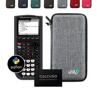 TI-82 Advanced Edition Python con Custodia Protettiva WYNGS inclusa Grigio Chiaro - Calcolatrice Grafica - Pacchetto Base