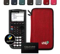 TI-82 Advanced Edition Python con Custodia Protettiva WYNGS inclusa Rosso - Calcolatrice Grafica - Pacchetto Base