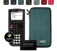 TI-82 Advanced Edition Python con Custodia Protettiva WYNGS inclusa Turchese - Calcolatrice Grafica - Pacchetto Base