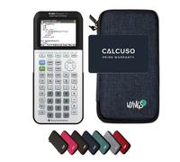 TI-83 Premium CE Edition Python con Custodia Protettiva WYNGS inclusa Blu - Calcolatrice Grafica - Pacchetto Base