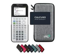 TI-83 Premium CE Edition Python con Custodia Protettiva WYNGS inclusa Grigio Chiaro - Calcolatrice Grafica - Pacchetto Base